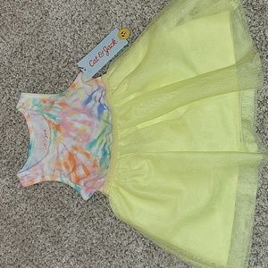 Cat & Jack - Summer Tie-Dye Dress - 12m - NEW WITH TAGS